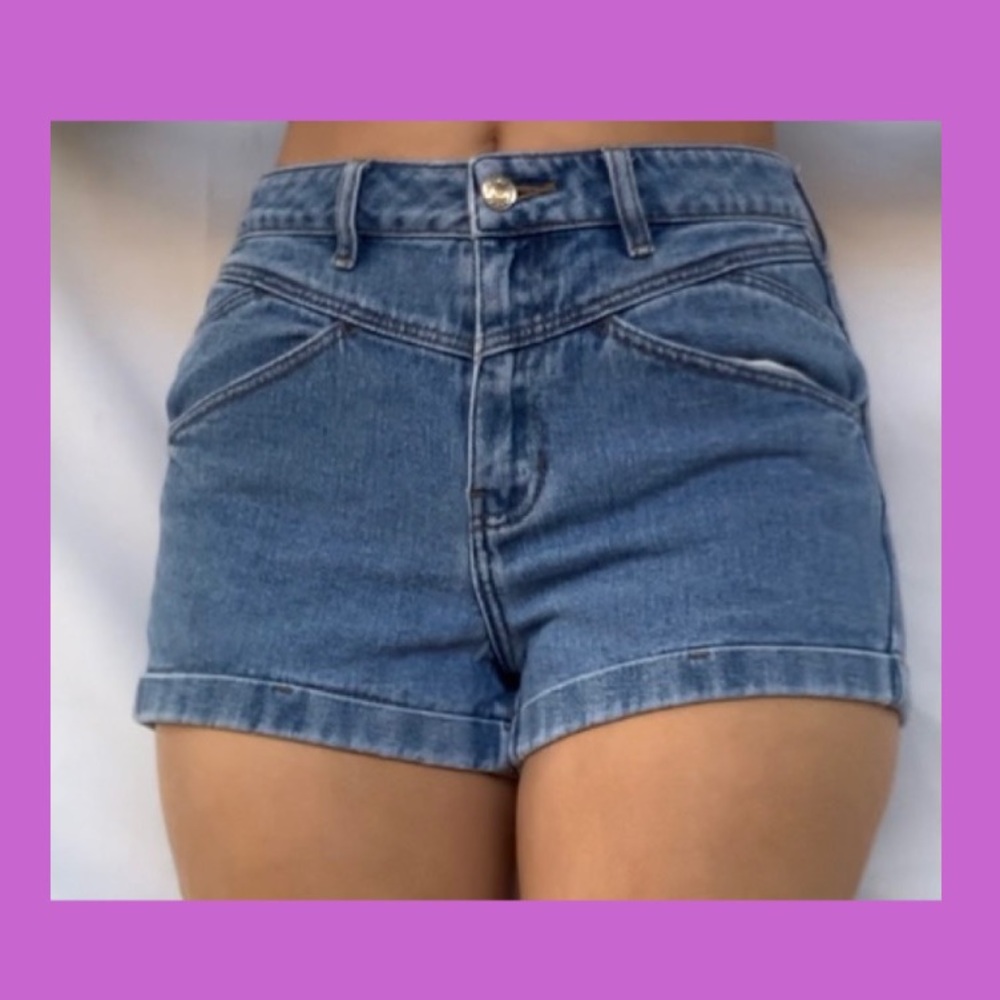 denim shorts